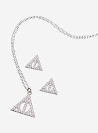 Set de aros y collar Reliquias de la Muerte - Harry Potter