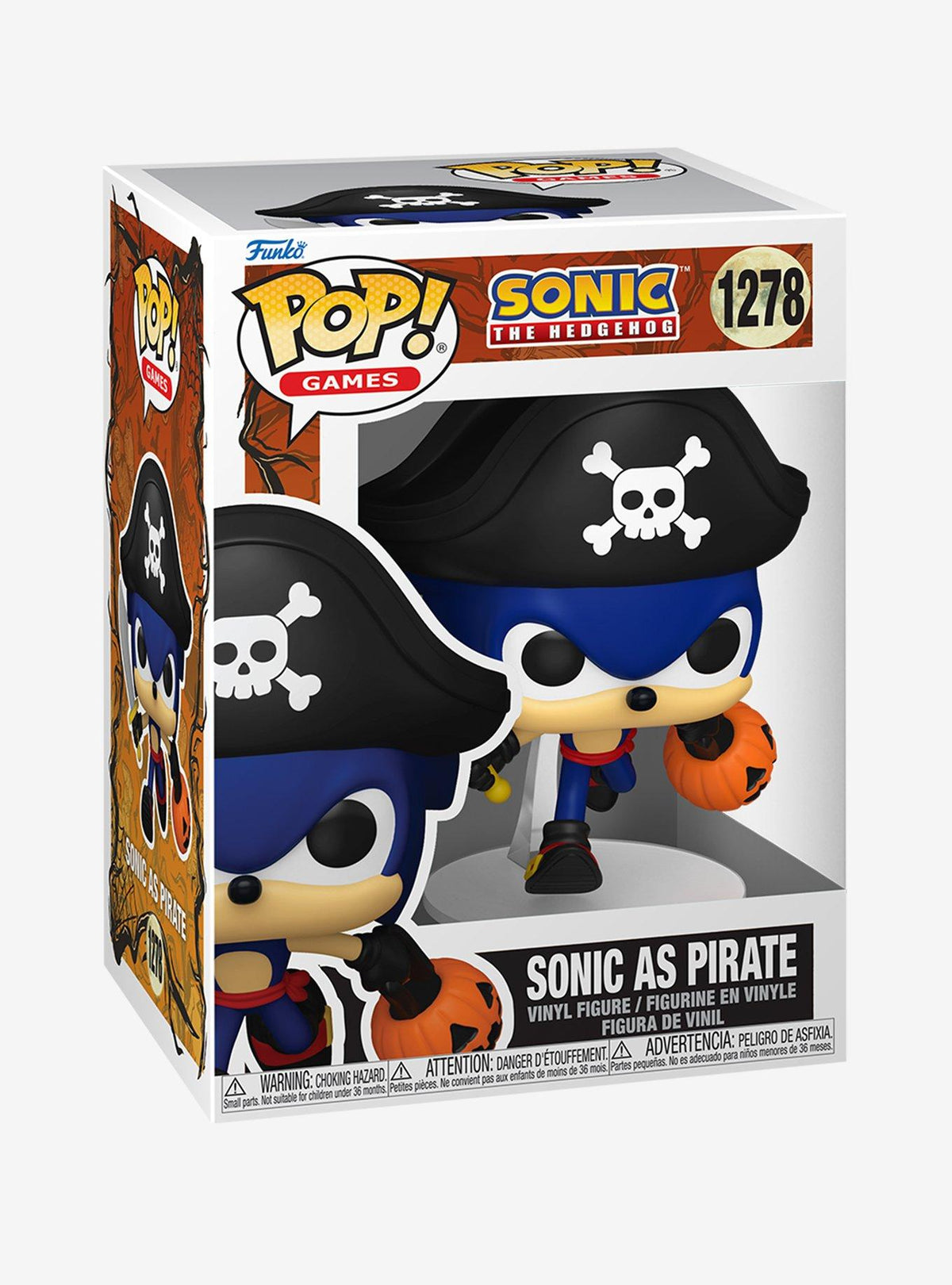 Figura Funko Pop! Sonic como pirata