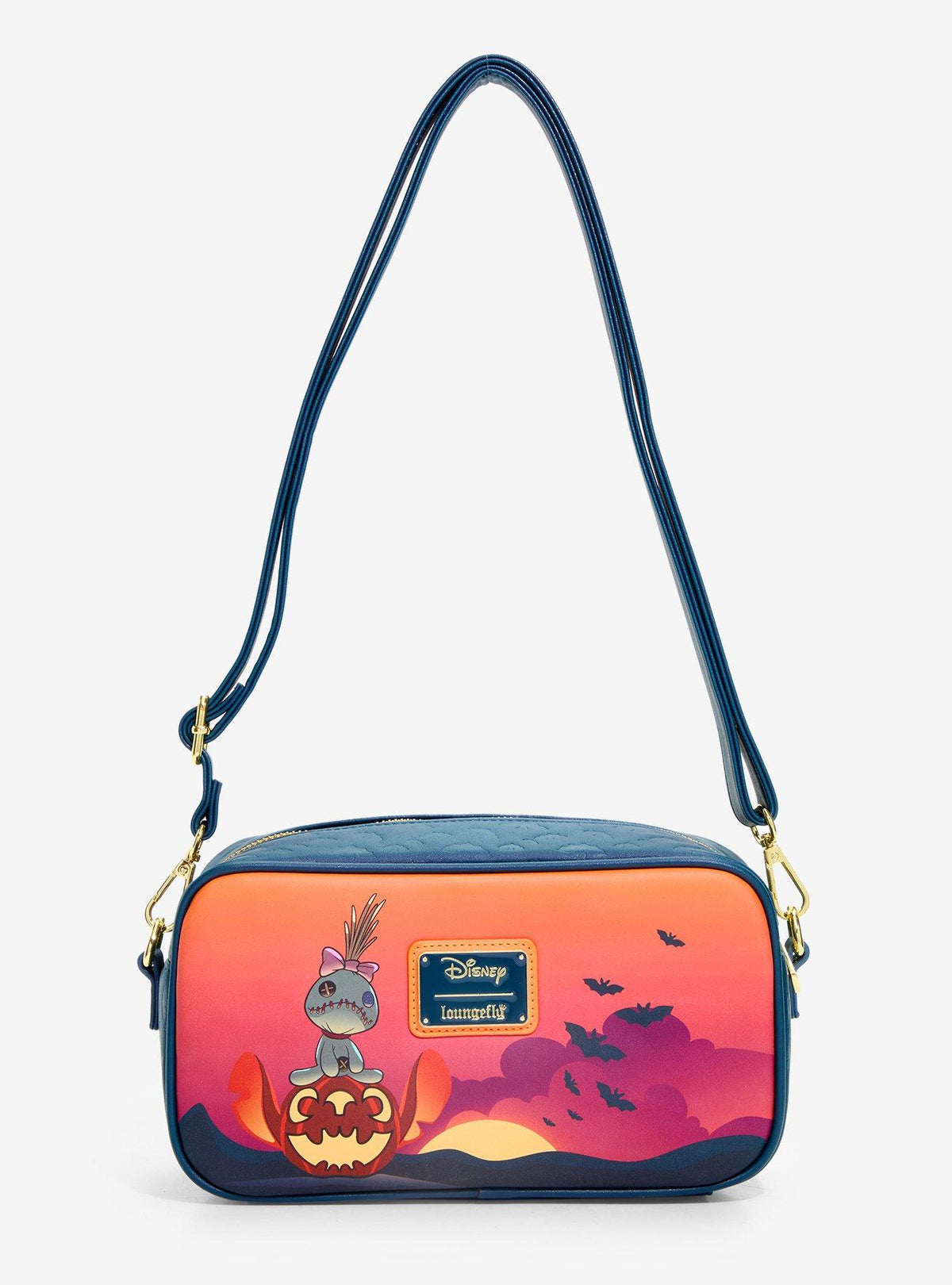 Cartera cruzada Disney Stitch y Angel con disfraces magnéticos