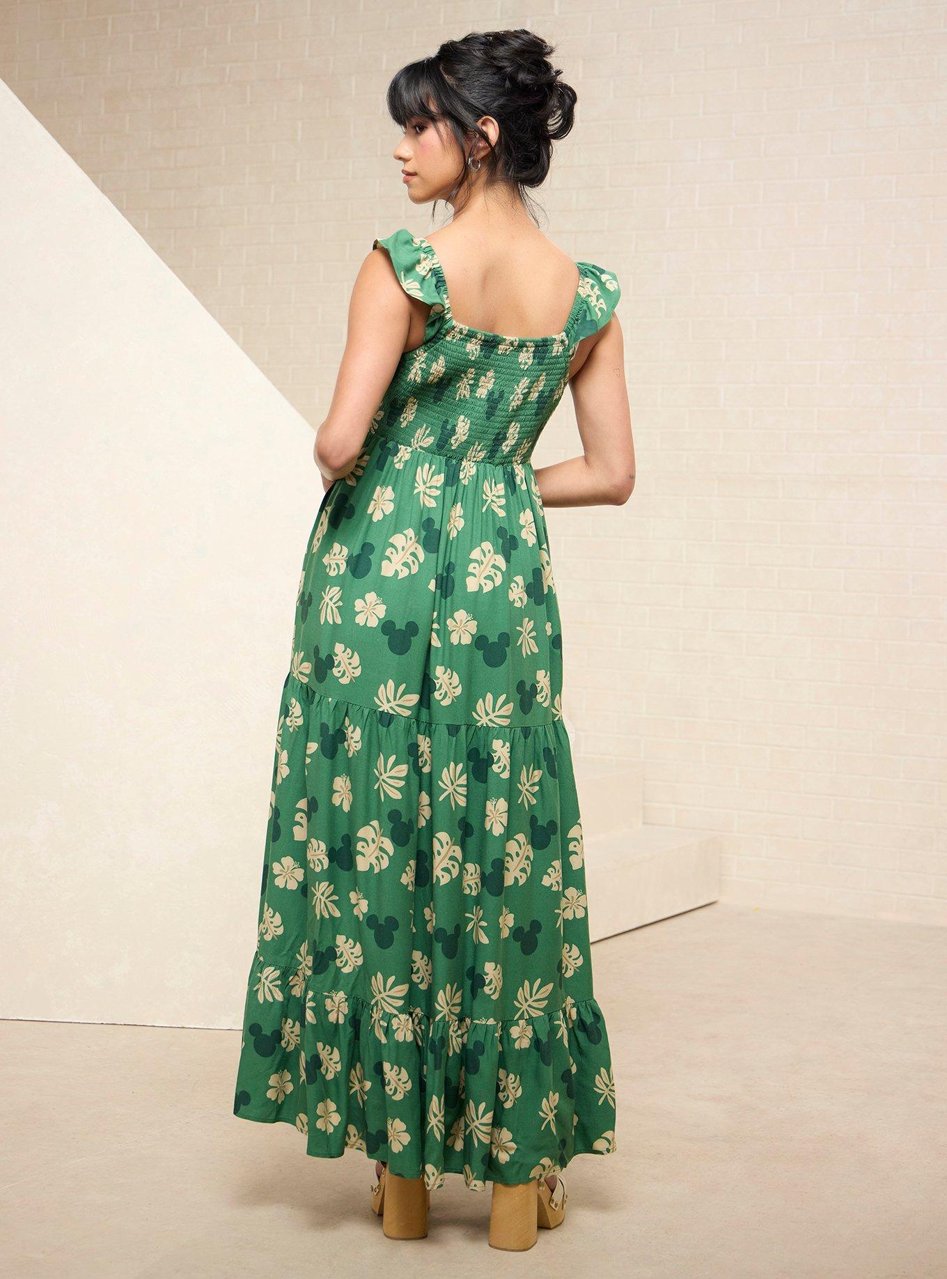Vestido largo tropical de Mickey Mouse