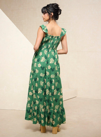 Vestido largo tropical de Mickey Mouse