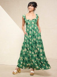 Vestido largo tropical de Mickey Mouse