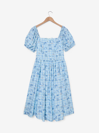 Vestido midi de cuadros vichy Disney Cinderella plus size