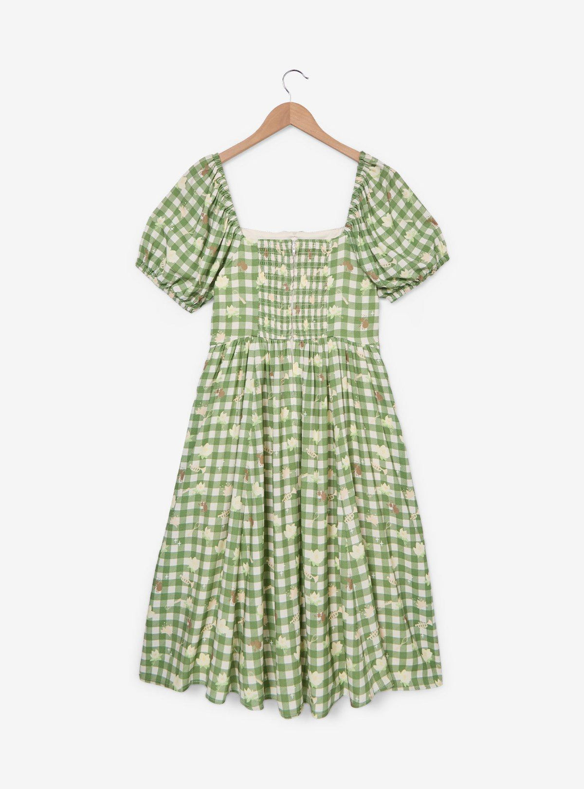 Vestido midi a cuadros de La princesa y el sapo