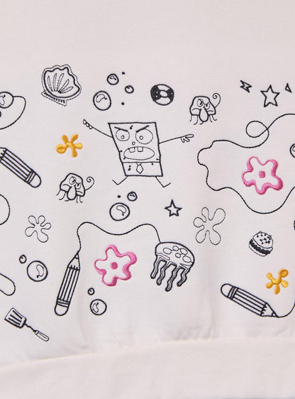 Polerón bordado SpongeBob SquarePants DoodleBob