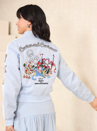 Chaqueta moto corta de mujer Disney Alice in Wonderland