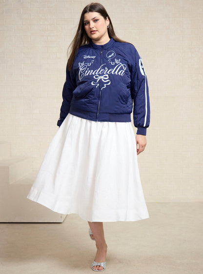 Chaqueta moto corta Disney Cinderella para mujer