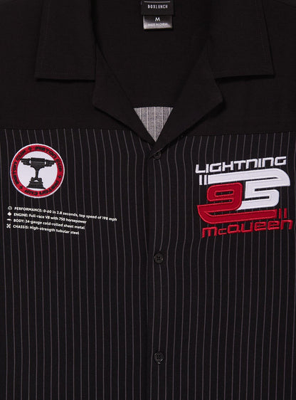 Camisa tejida a rayas de Lightning McQueen