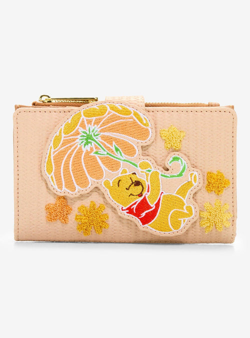Billetera floral con cierre de Winnie the Pooh