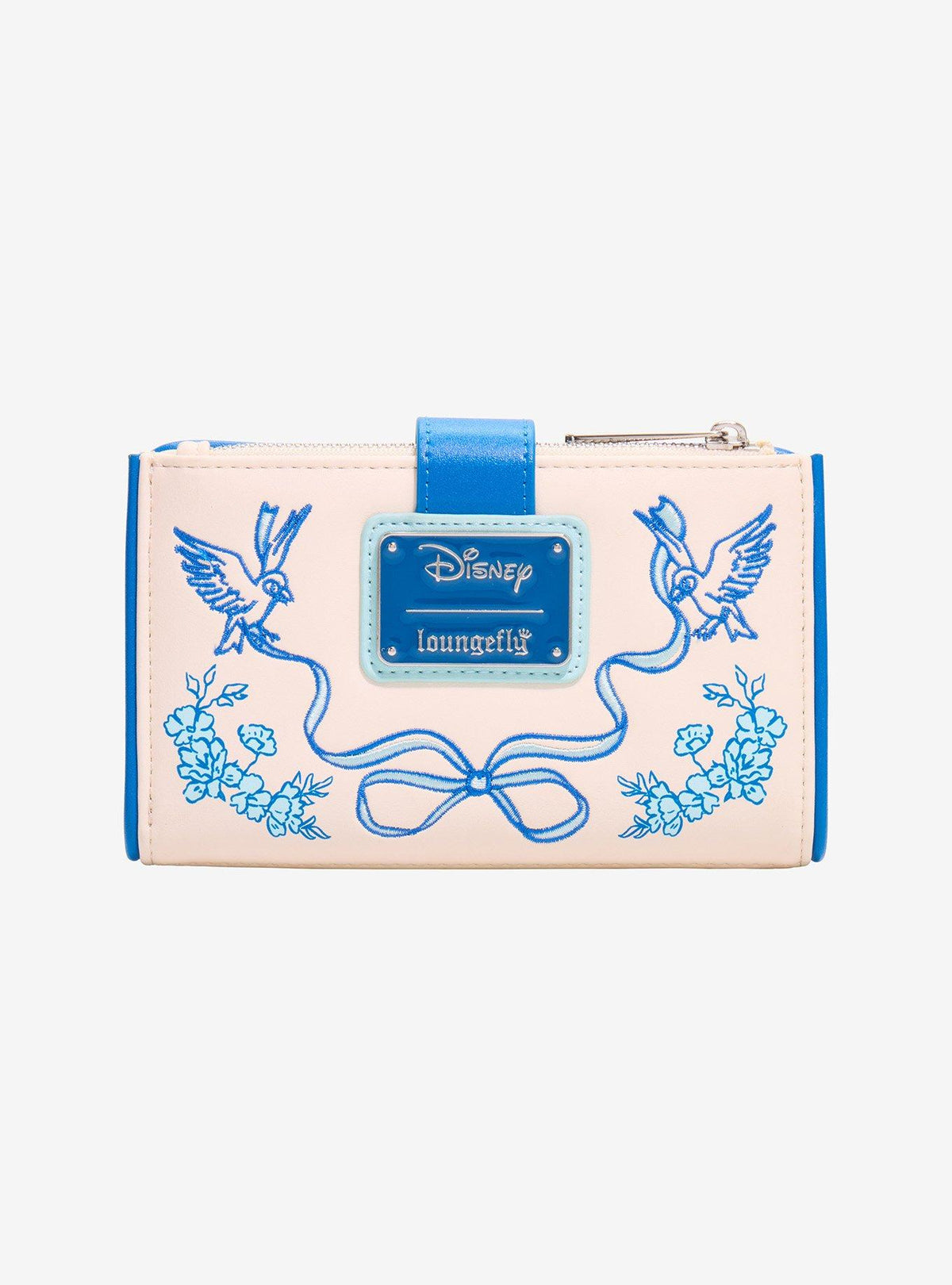 Billetera Disney Cinderella floral con Jaq y Gus