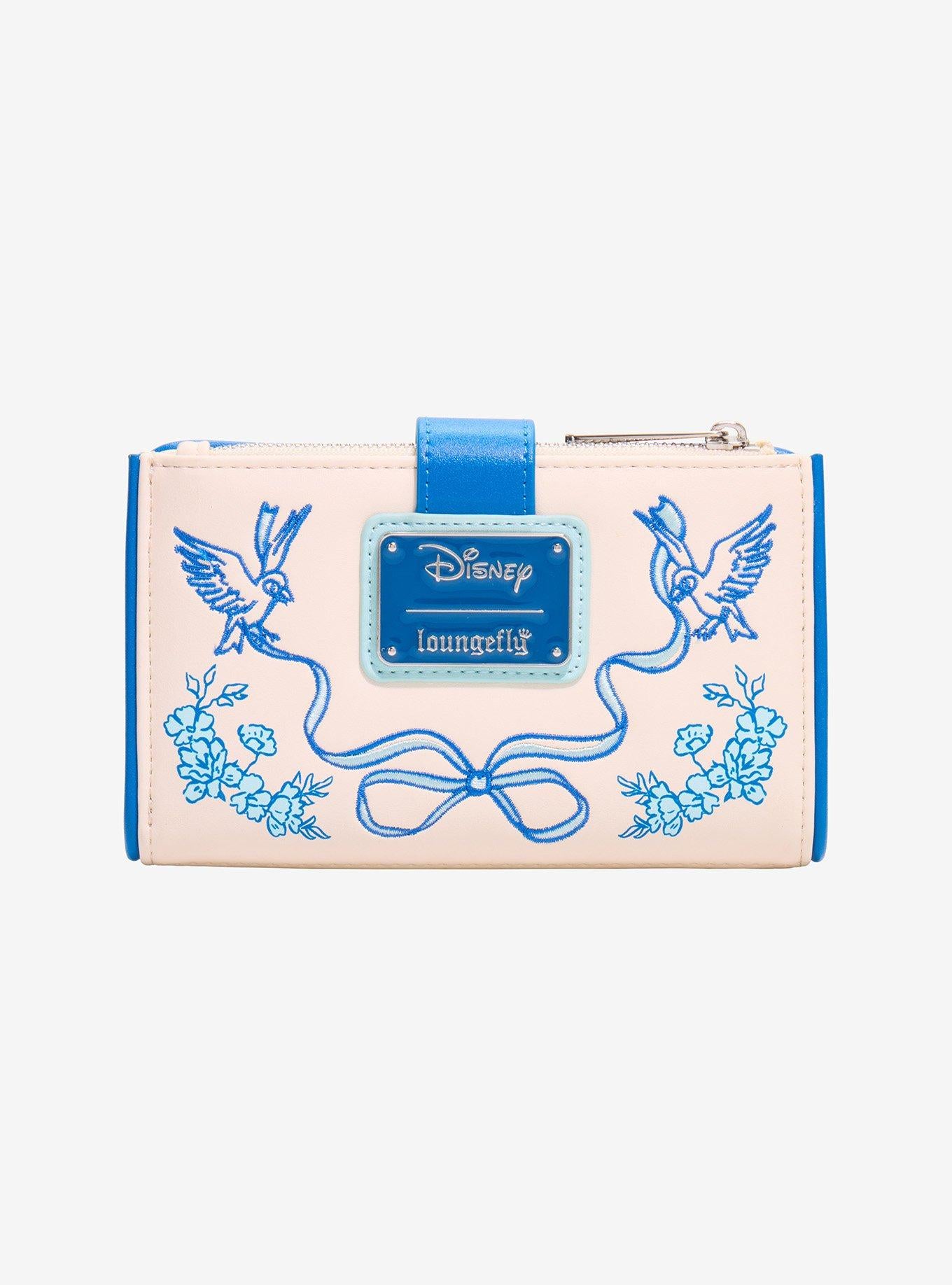 Billetera Disney Cinderella floral con Jaq y Gus