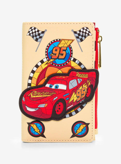 Billetera Disney Cars Lightning McQueen Vidrio de Colores