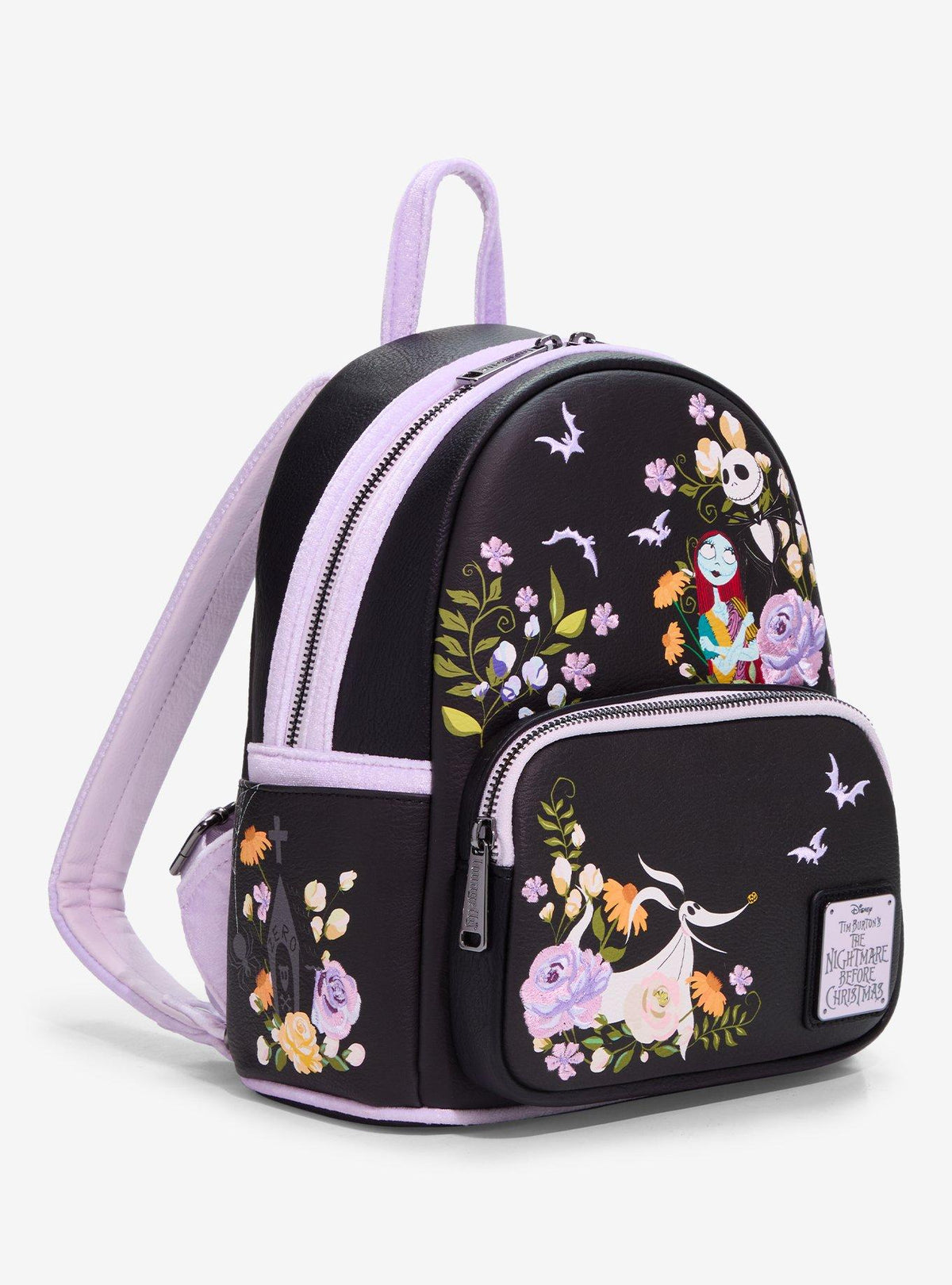 Mochila mini floral de The Nightmare Before Christmas