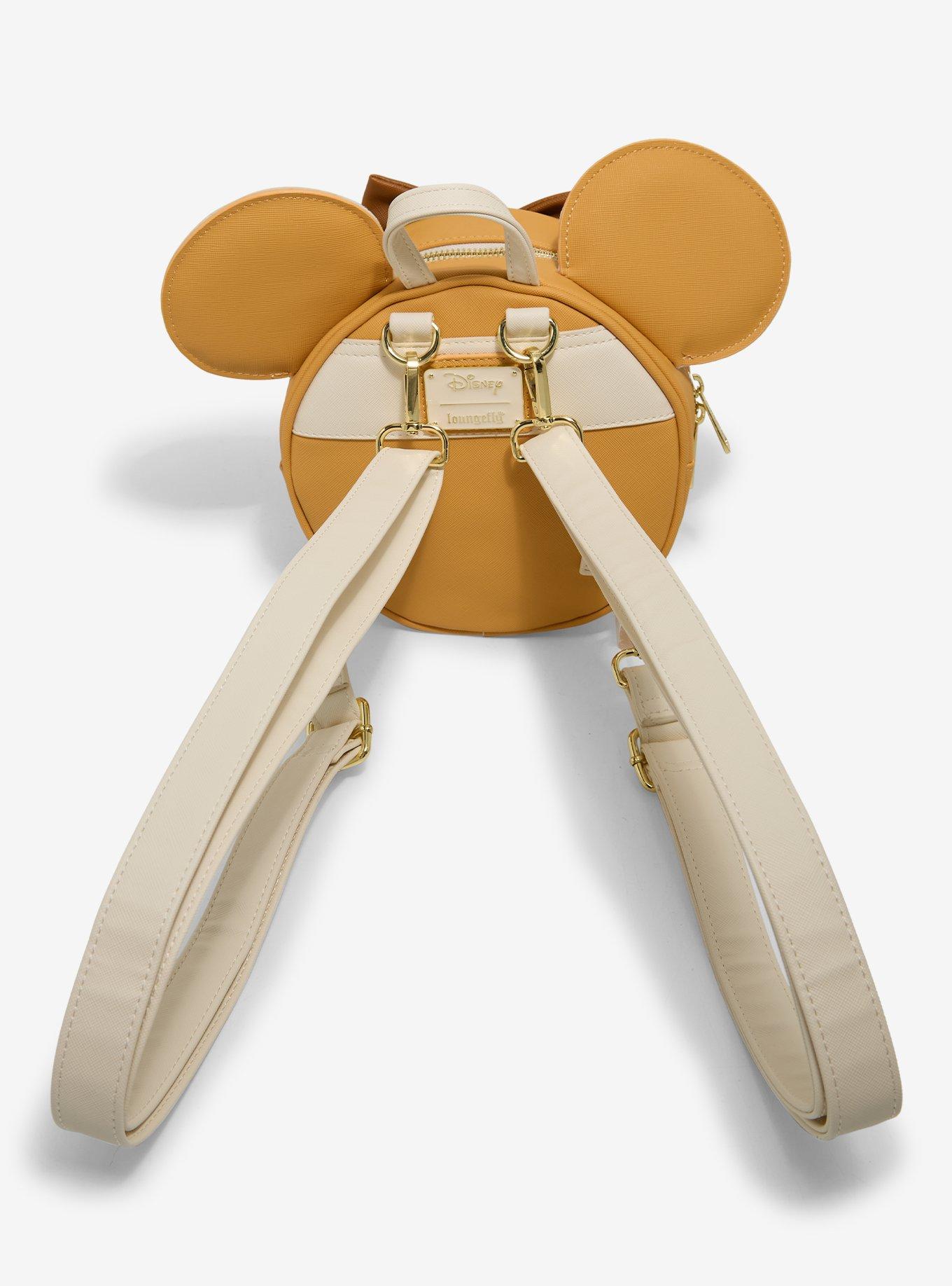 Mochila mini convertible blanca de Minnie Mouse Disney