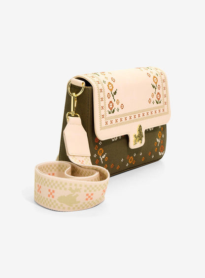 Cartera cruzada floral Winnie the Pooh