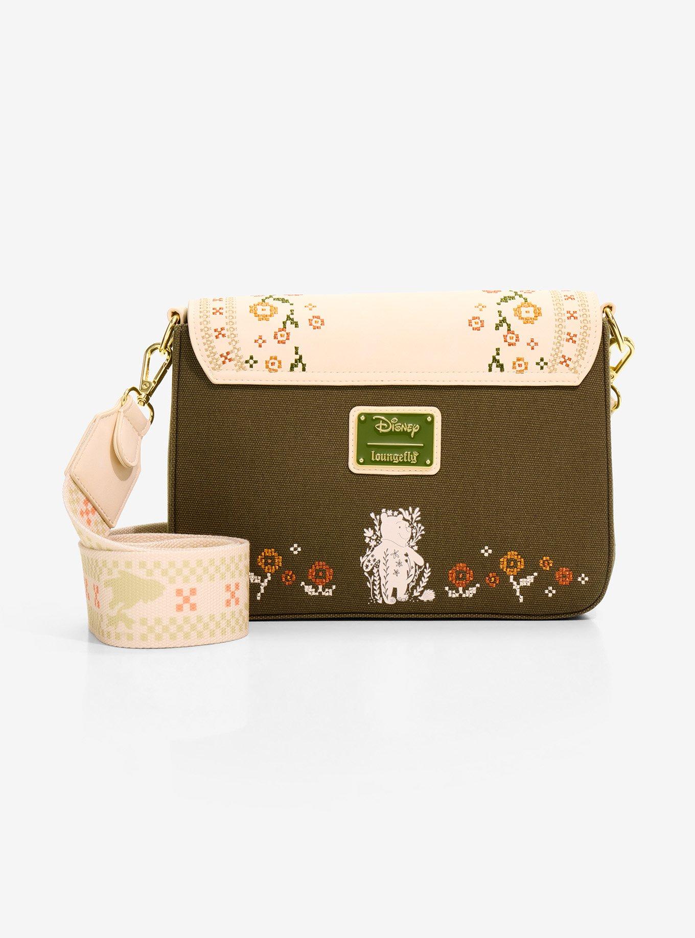 Cartera cruzada floral Winnie the Pooh