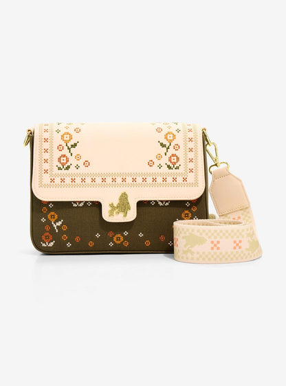 Cartera cruzada floral Winnie the Pooh