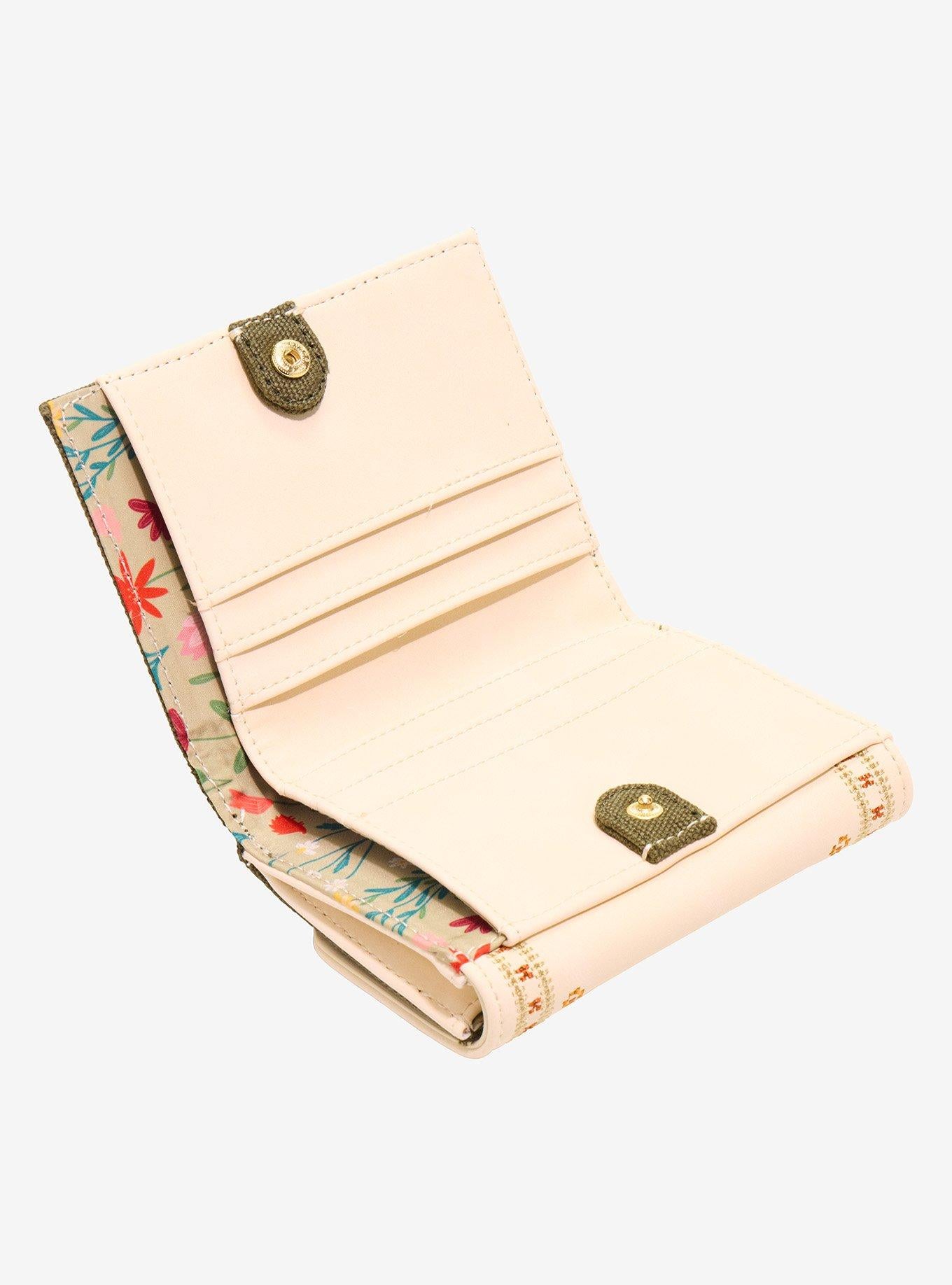 Billetera floral de Winnie the Pooh con bordado