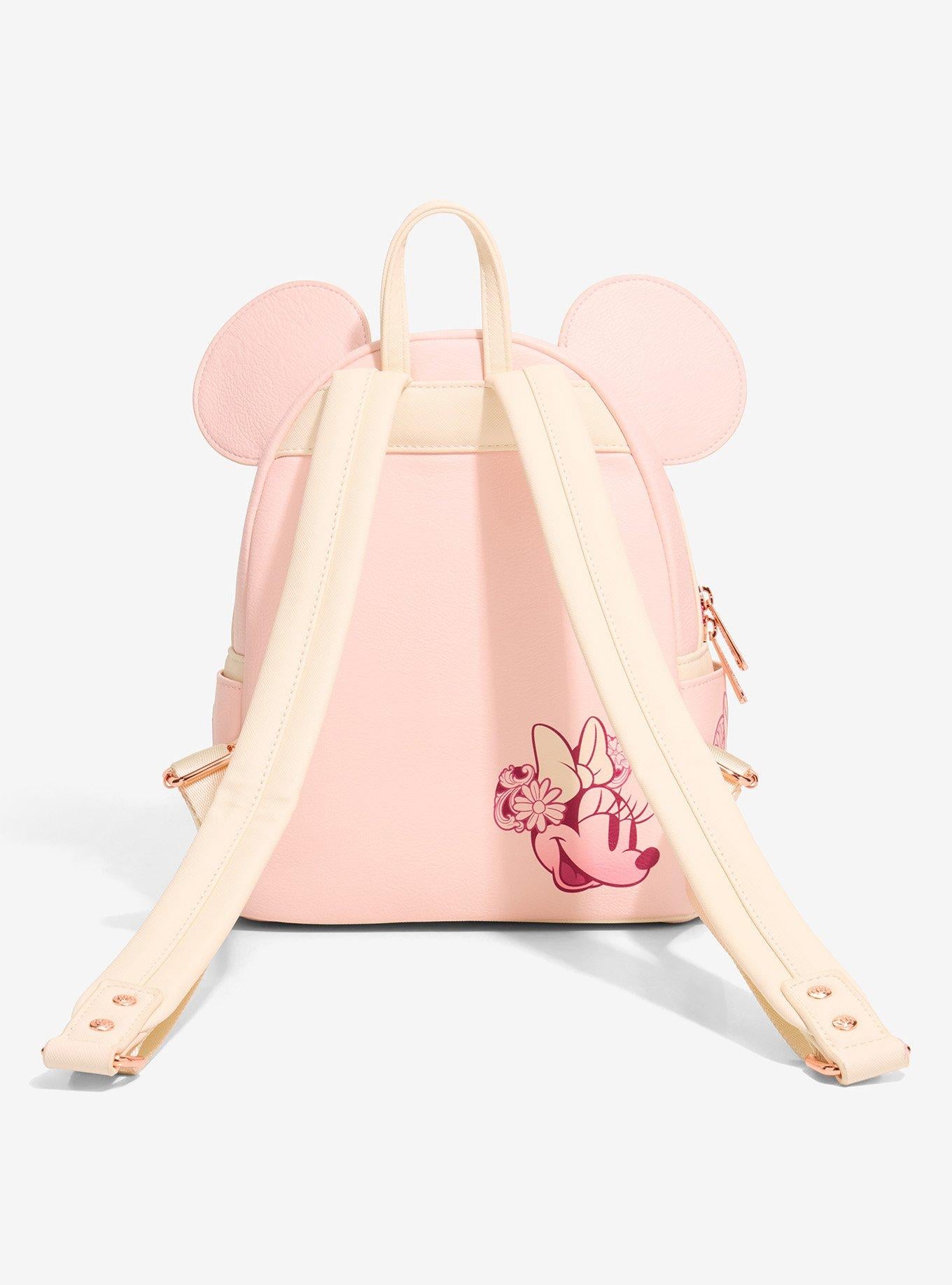 Mochila mini floral con orejas de Minnie Mouse