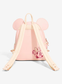 Mochila mini floral con orejas de Minnie Mouse