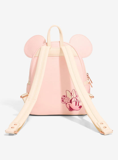 Mochila mini floral con orejas de Minnie Mouse