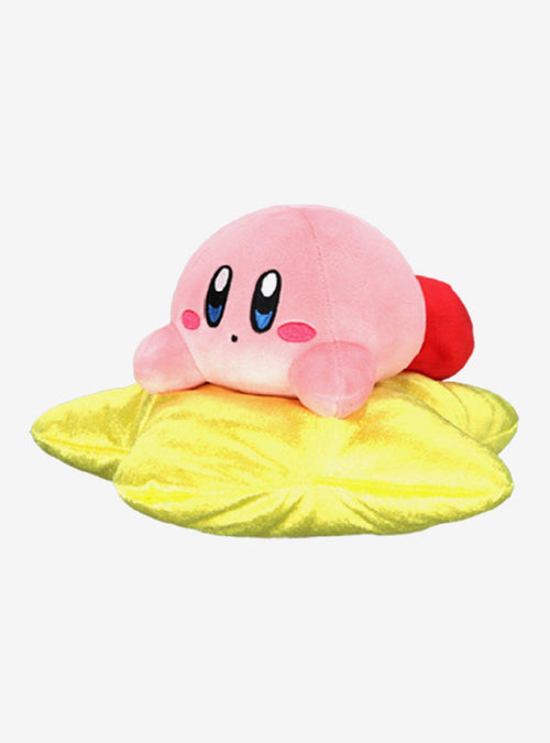 Peluche Kirby sobre una estrella de 25 cm