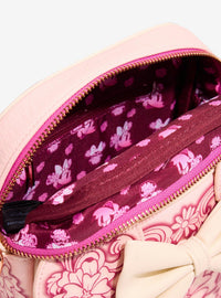 Cartera cruzada floral con orejas de Minnie Mouse