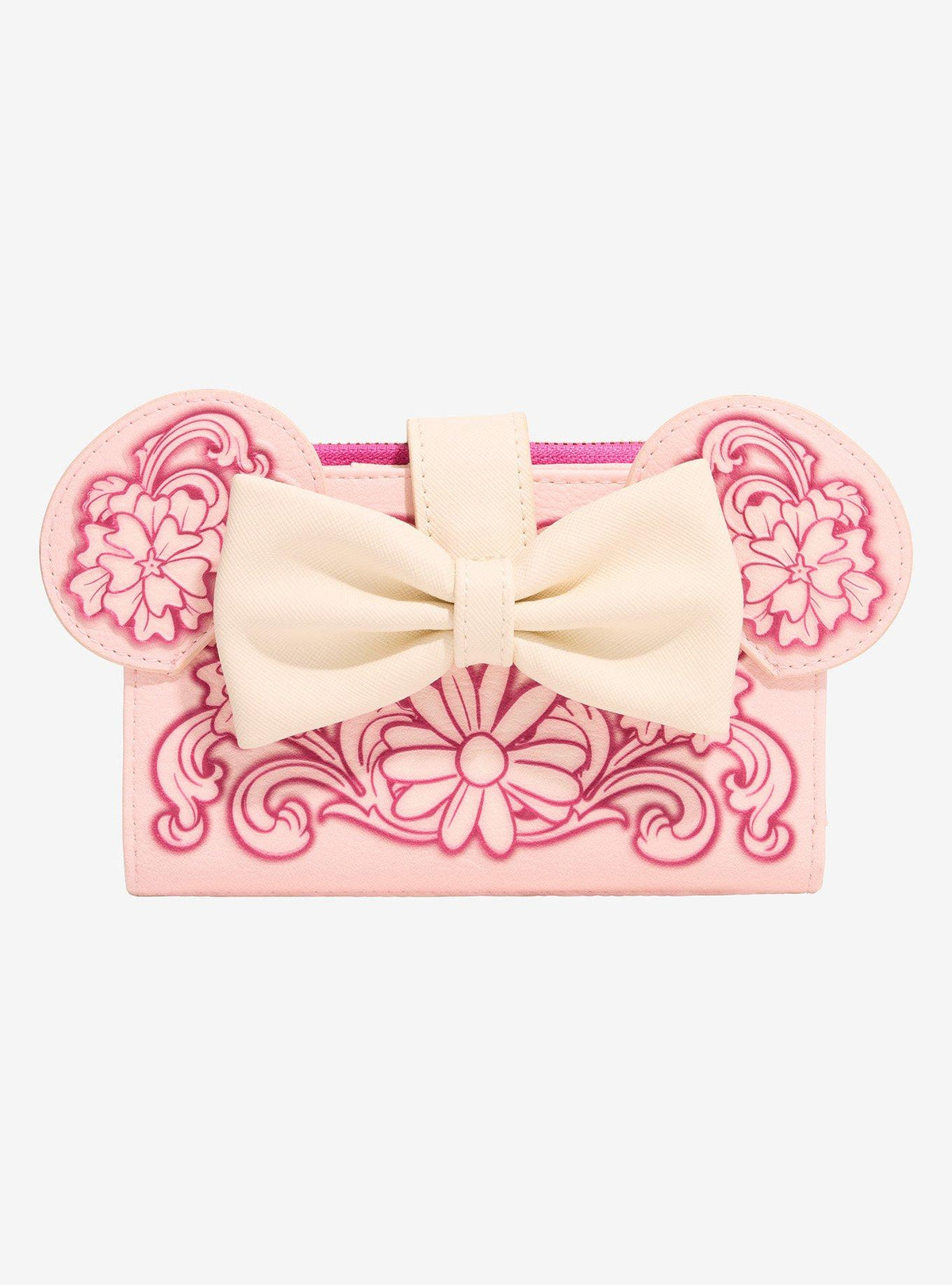 Billetera Disney Minnie Mouse con orejas florales
