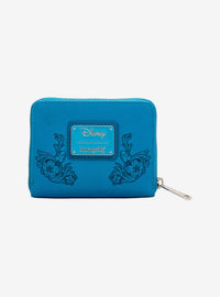 Billetera Loungefly Disney Stitch floral azul