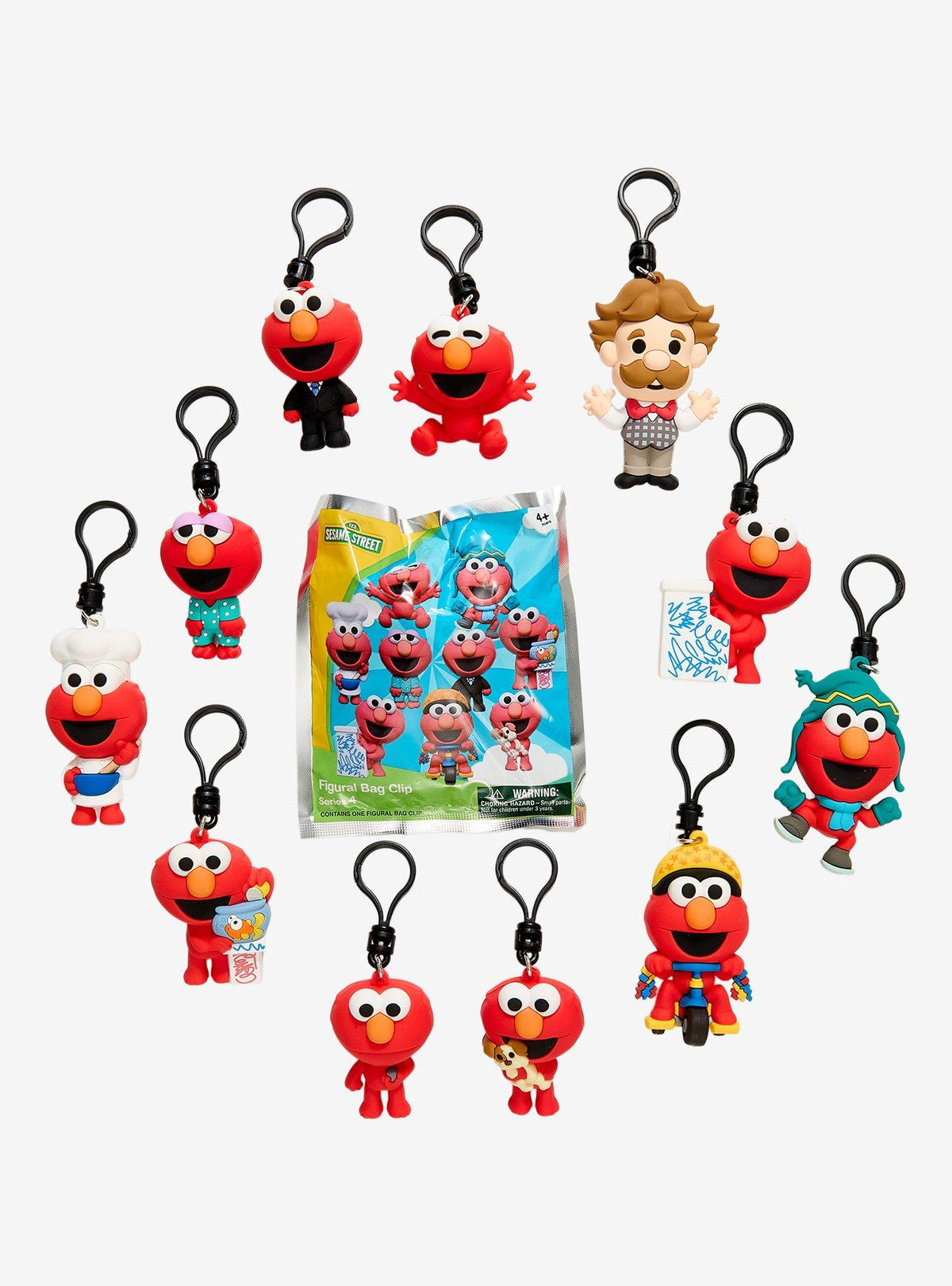 Clip sorpresa para bolso de Elmo - Sesame Street