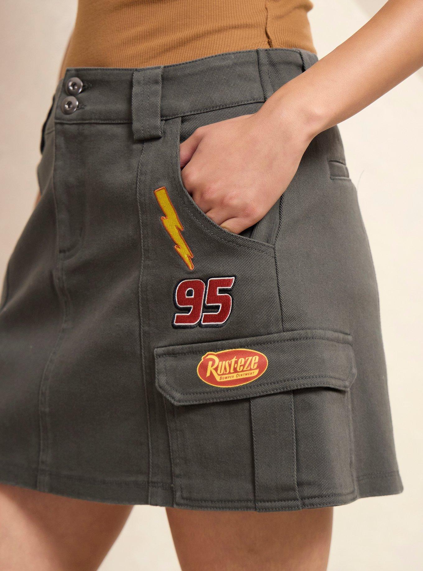 Falda cargo con parches de Lightning McQueen