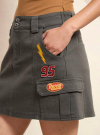 Falda cargo con parches de Lightning McQueen
