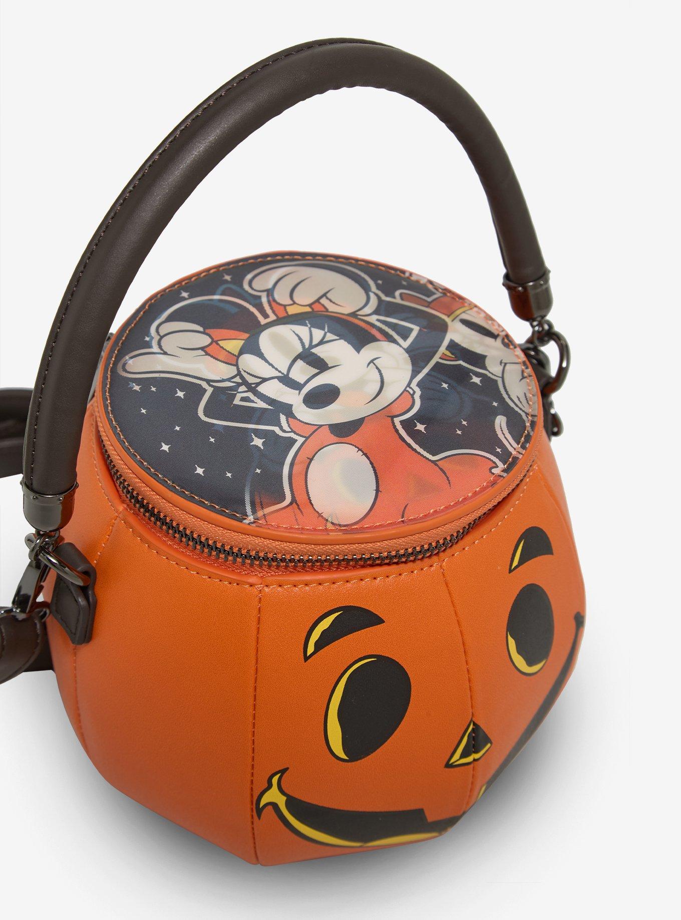 Cartera calabaza lenticular Mickey & Minnie