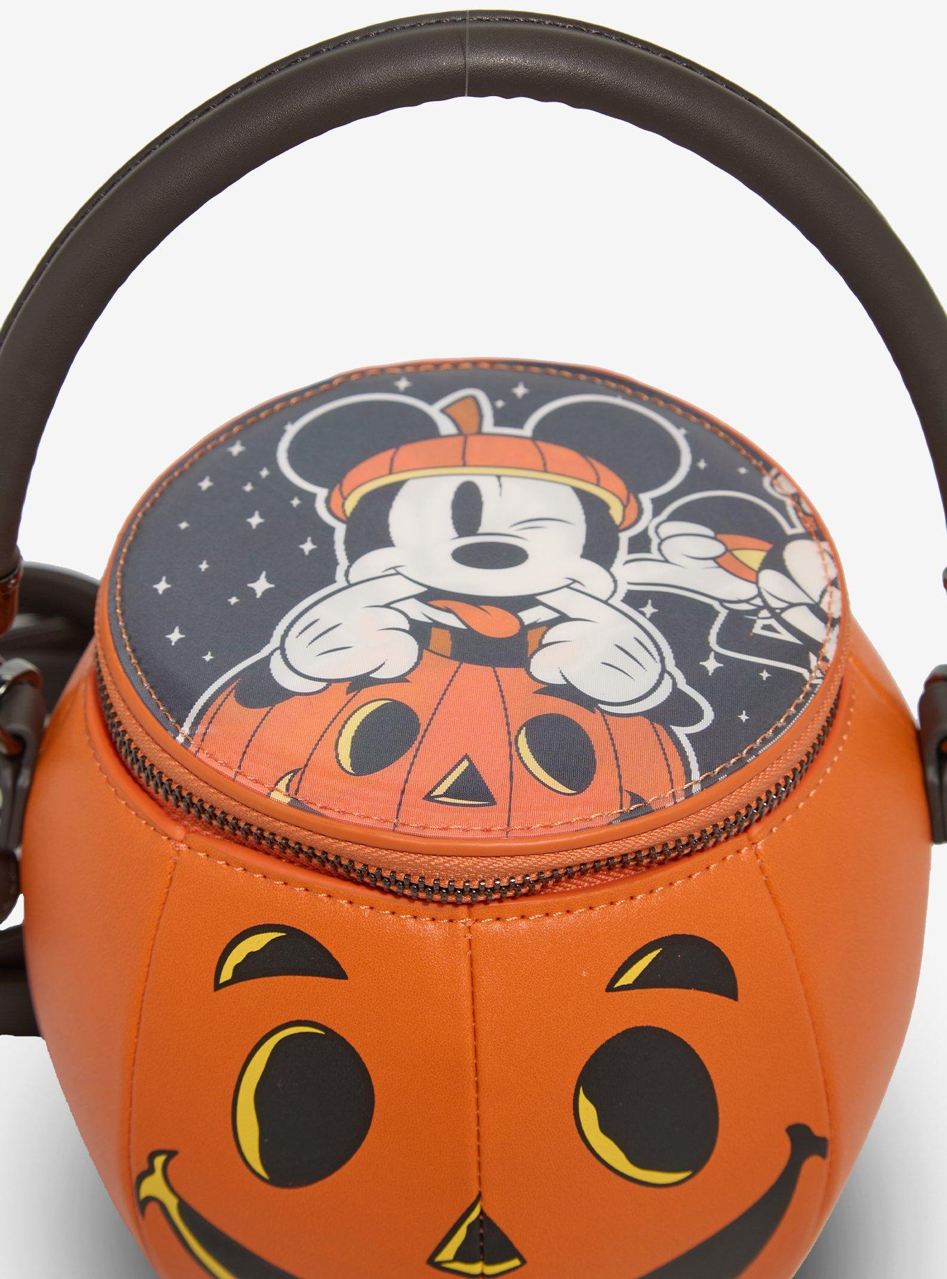 Cartera calabaza lenticular Mickey & Minnie