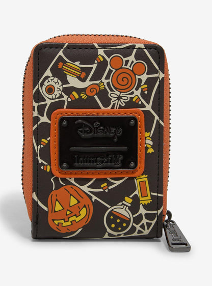 Billetera acordeón Mickey & Minnie Halloween fosforescente