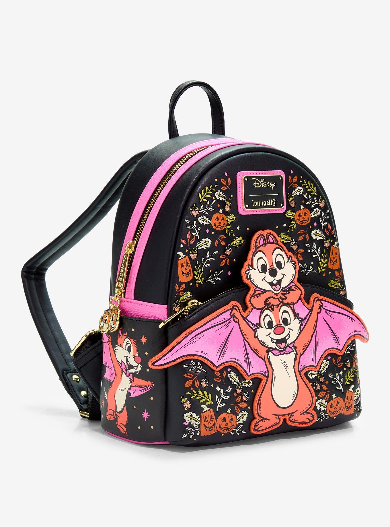 Mochila mini Disney Chip & Dale con disfraz de murciélago