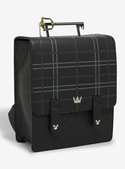 Mochila mini Disney Kingdom Hearts a cuadros con Keyblade