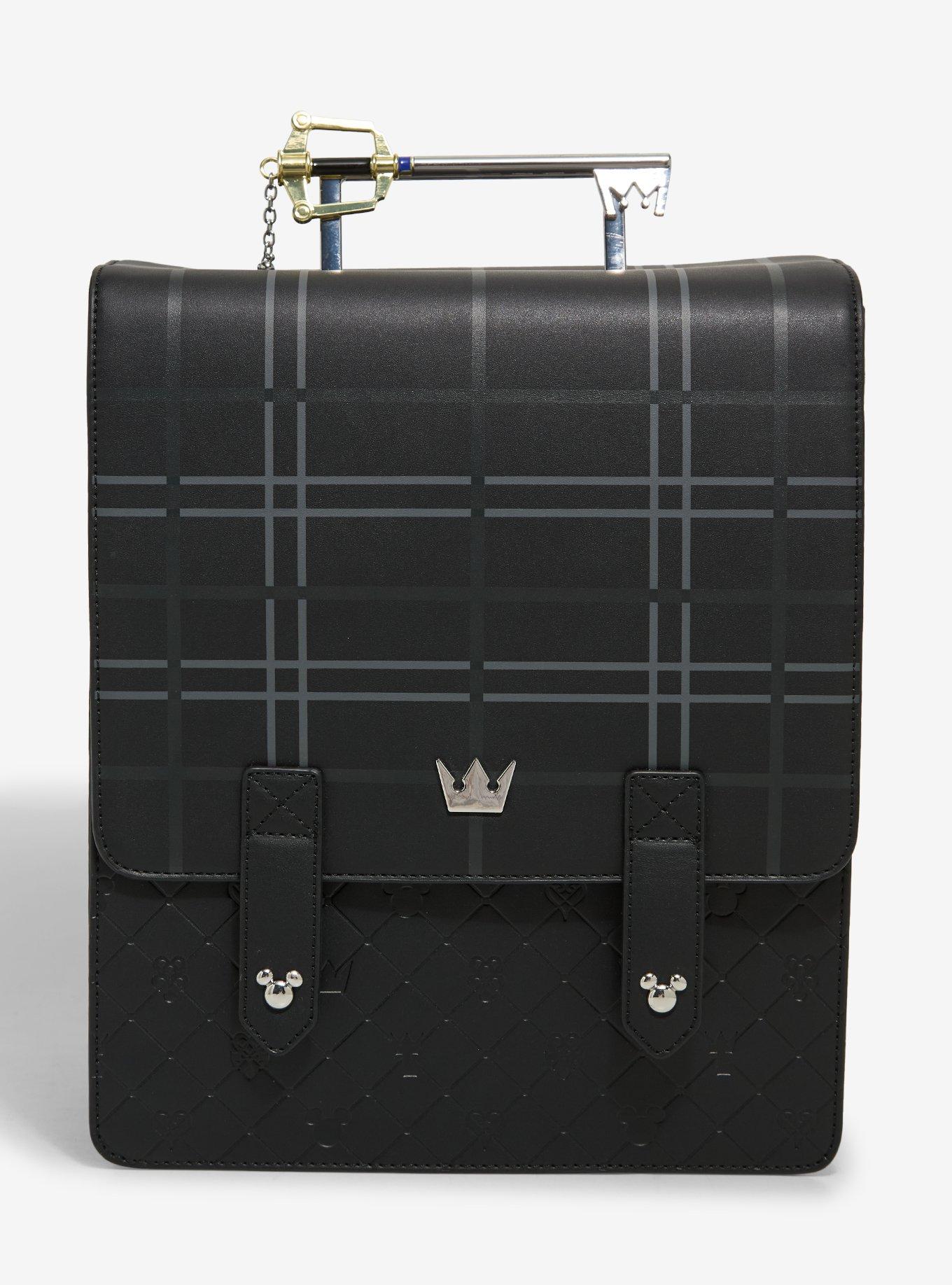 Mochila mini Disney Kingdom Hearts a cuadros con Keyblade