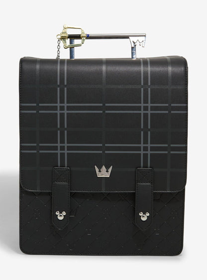 Mochila mini Disney Kingdom Hearts a cuadros con Keyblade