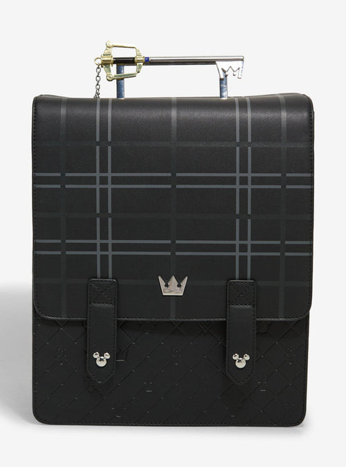 Mochila mini Disney Kingdom Hearts a cuadros con Keyblade