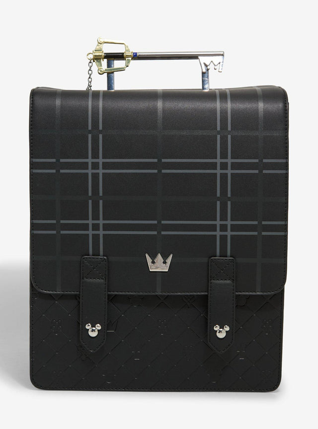 Mochila mini Disney Kingdom Hearts a cuadros con Keyblade