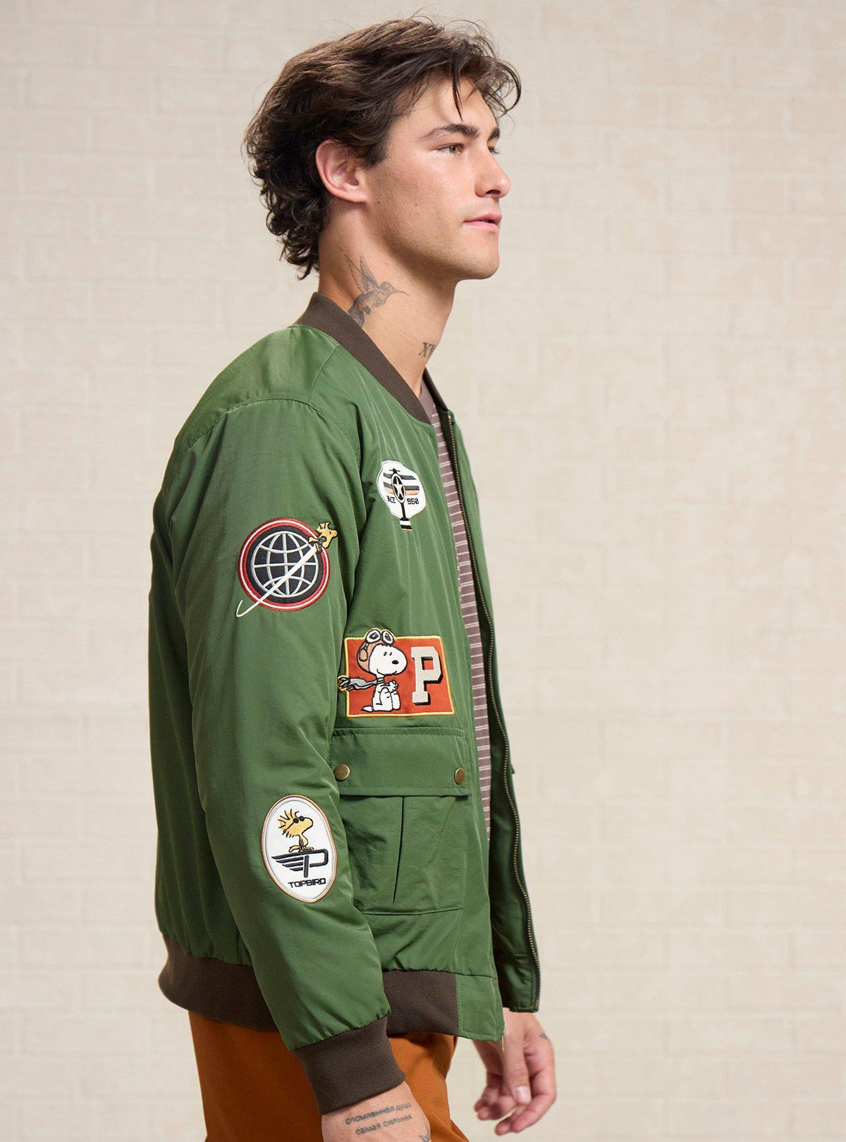 Chaqueta bomber Snoopy Flying Ace de Peanuts
