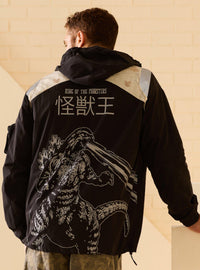 Chaqueta cortaviento camuflaje Godzilla