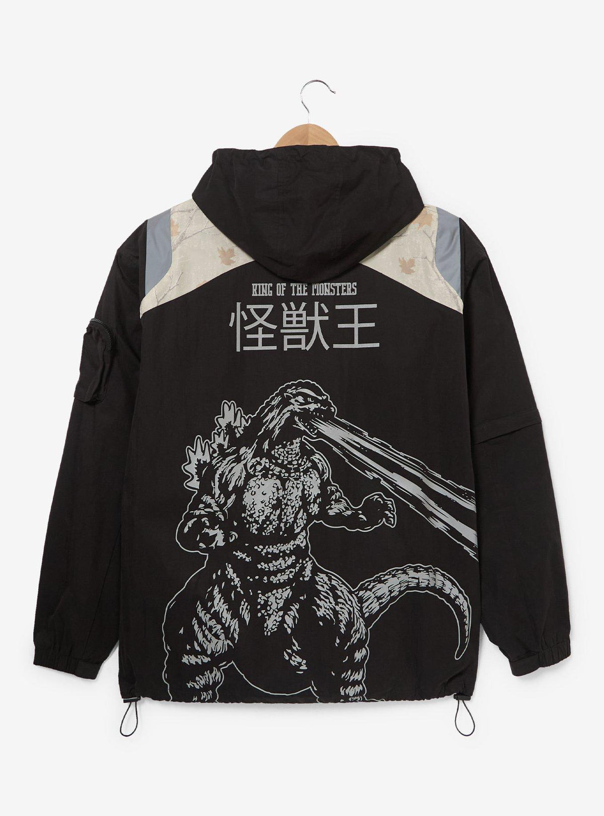 Chaqueta cortaviento camuflaje Godzilla