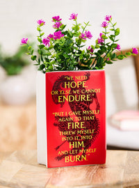 Florero con forma de libro A Court of Thorns and Roses