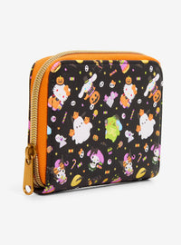 Billetera mini de Halloween Hello Kitty y amigos