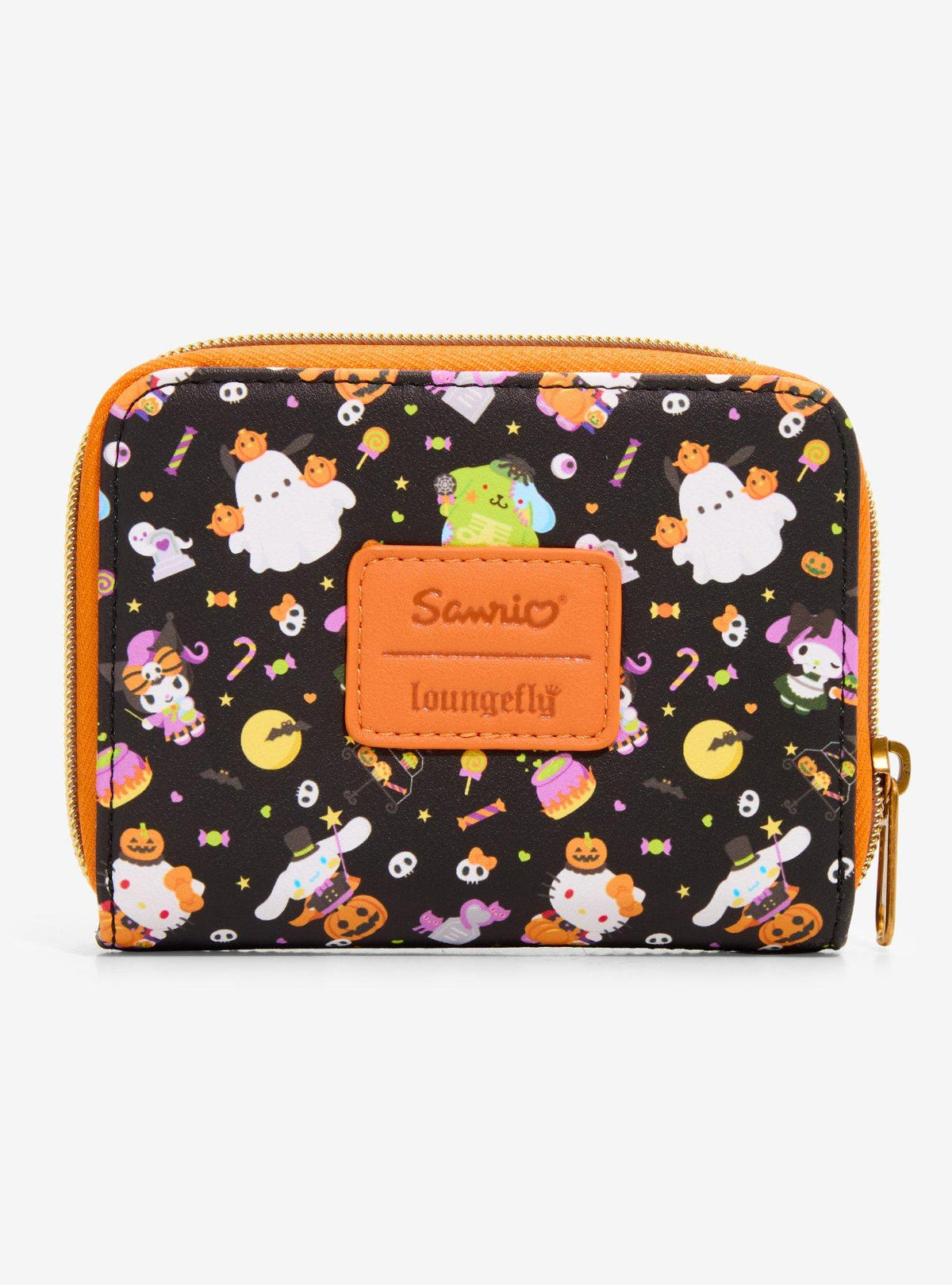 Billetera mini de Halloween Hello Kitty y amigos