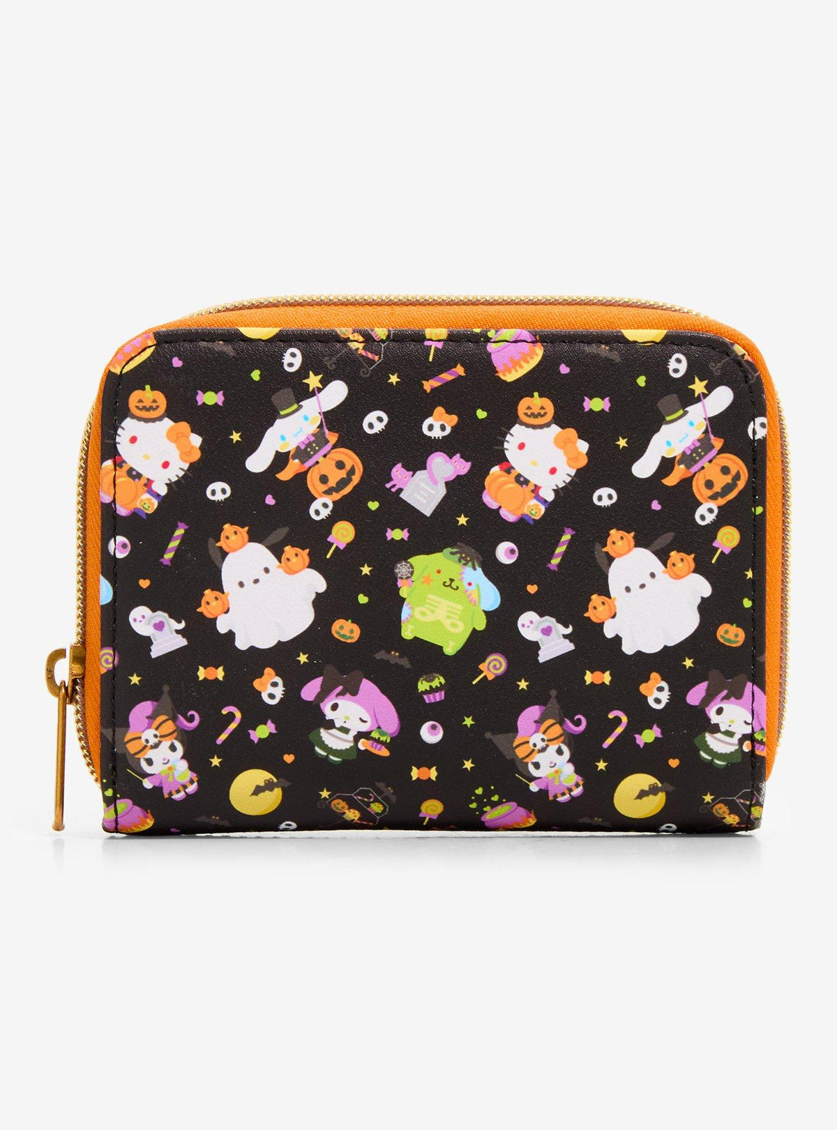 Billetera mini de Halloween Hello Kitty y amigos