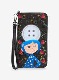 Billetera tecnológica Coraline: jardín y luna
