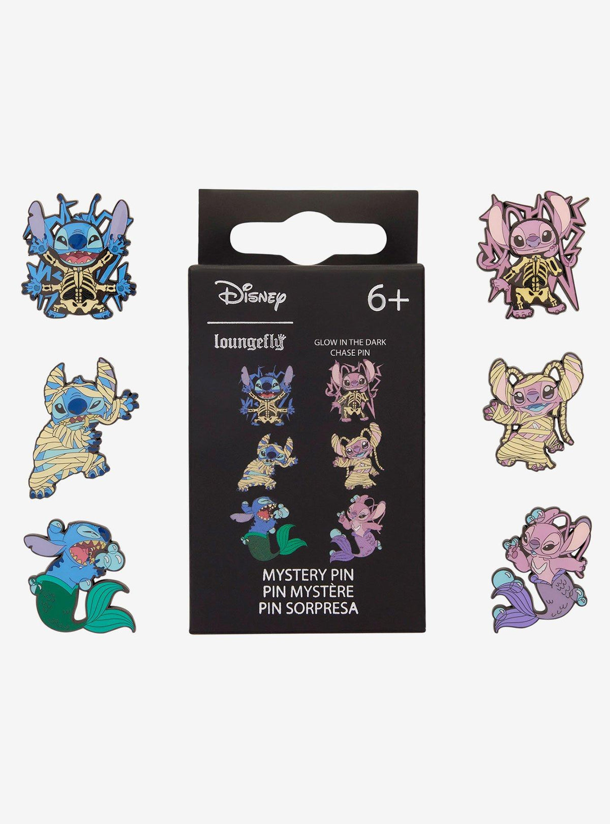 Pin esmaltado sorpresa Halloween Stitch y Angel